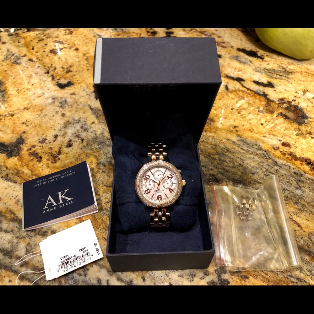 Anne Klein Diamond studded Watch